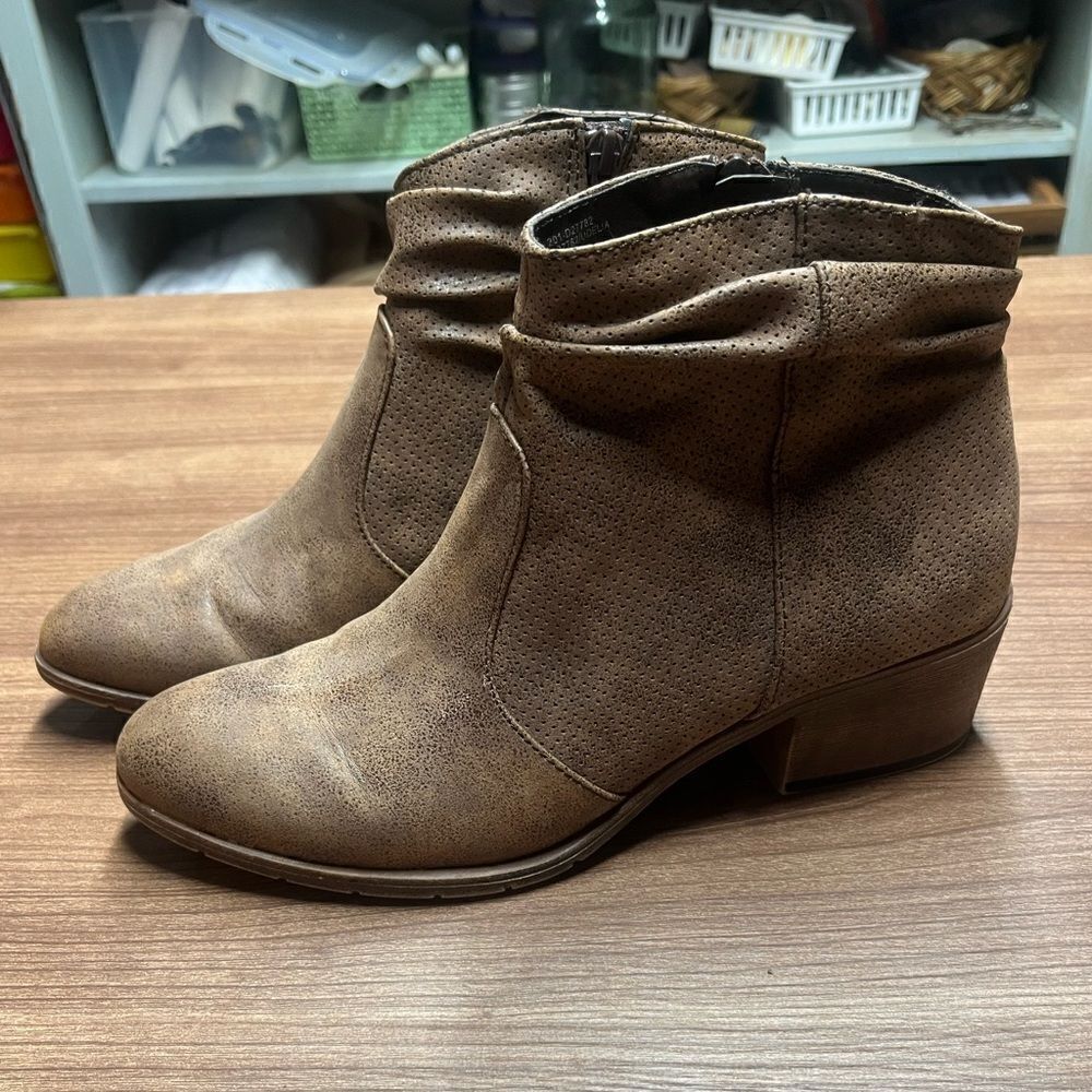 Brown booties 